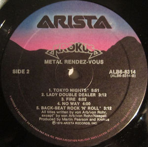 Krokus - Metal Rendez-vous - 1980