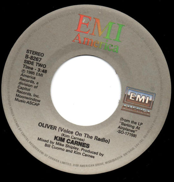 Kim Carnes - Crazy In The Night (Barking At Airplanes) - 1985