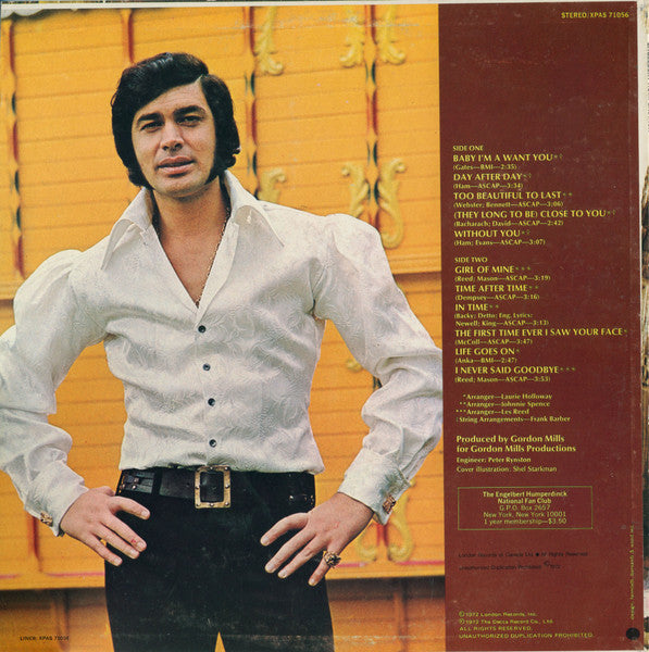 Engelbert Humperdinck - In Time - 1972