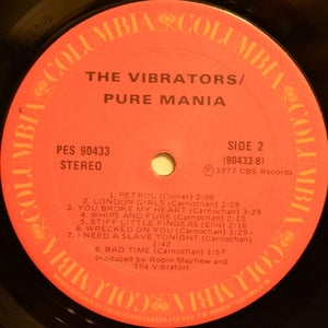Vibrators, The - Pure Mania - 1977