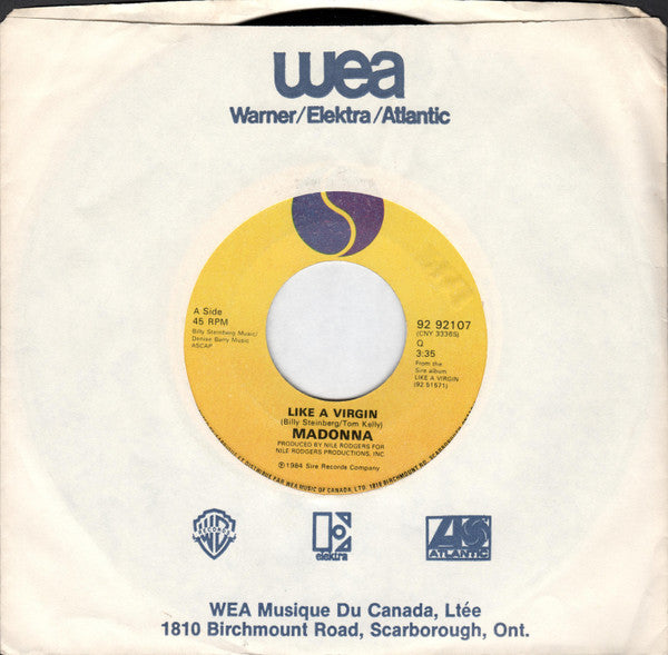 Madonna - Like A Virgin
