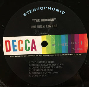 Irish Rovers, The - The Unicorn - 1967