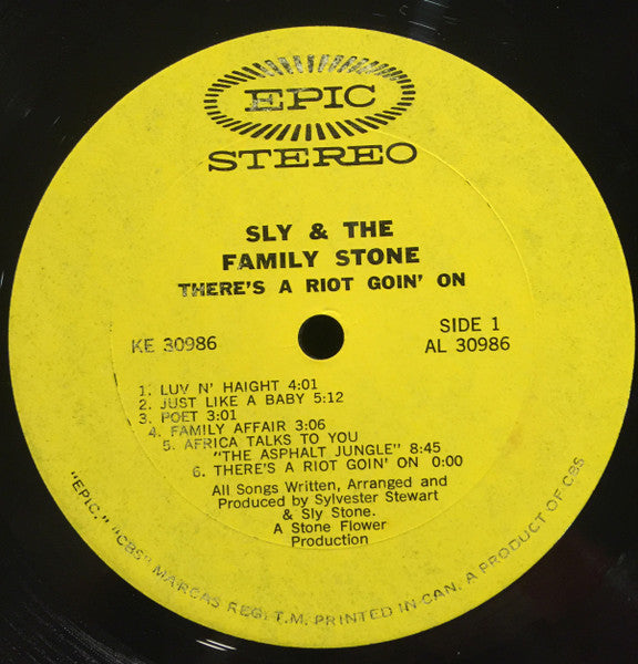 Sly & The Family Stone - There's A Riot Goin' On - 1971