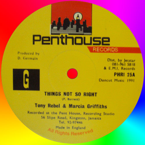 Tony Rebel - Things Not So Right