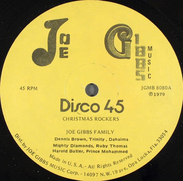 The Joe Gibbs Family - Christmas Rockers