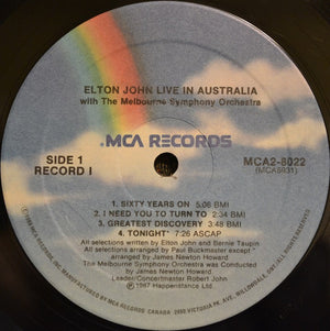 Elton John - Live In Australia (With The Melbourne Symphony Orchestra) - 1987