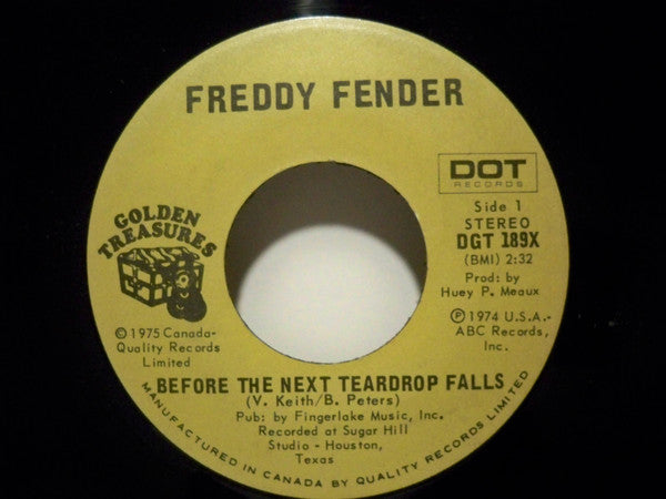Freddy Fender - Before The Next Teardrop Falls -