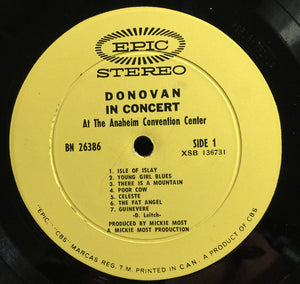 Donovan - Donovan In Concert