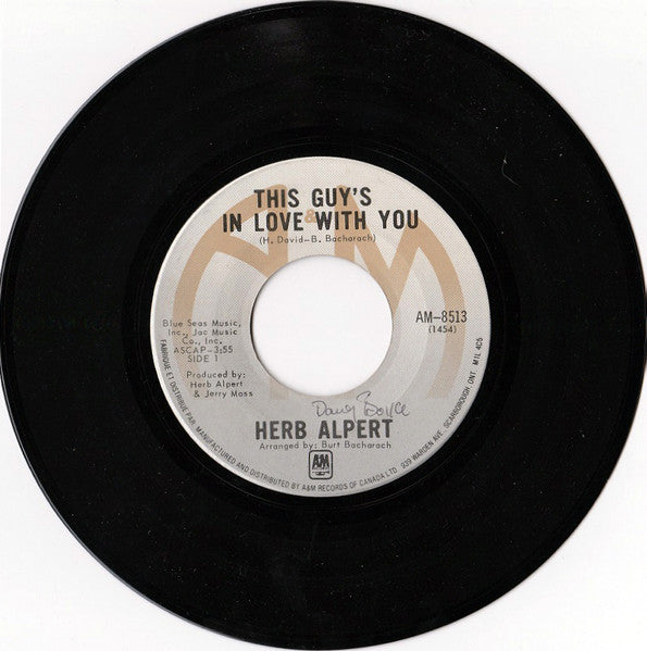 Herb Alpert, Herb Alpert & The Tijuana Brass - This Guy's In Love With You -