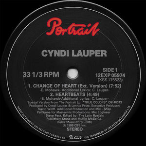 Cyndi Lauper - Change Of Heart - 1986