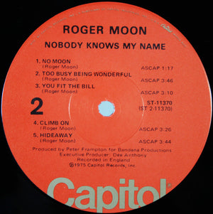 Roger Moon - Nobody Knows My Name
