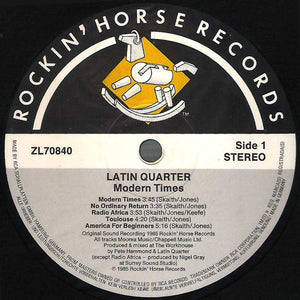 Latin Quarter - Modern Times