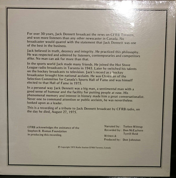 Torben Wittrup - Jack Dennett 1916-1975