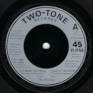 Specials, The Featuring Rico Rodriguez - Too Much Too Young - 1980