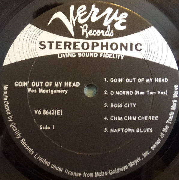 Wes Montgomery - Goin' Out Of My Head - 1966
