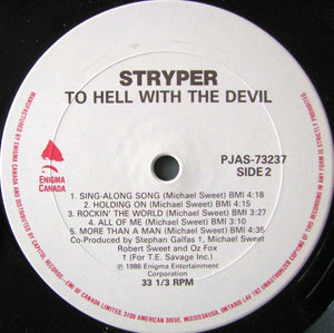 Stryper - To Hell With The Devil - 1986