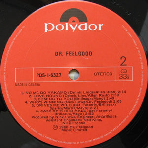 Dr. Feelgood - Dr. Feelgood Vinyl Record