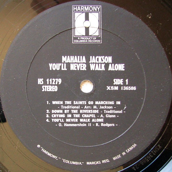 Mahalia Jackson - You'll Never Walk Alone -