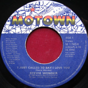 Stevie Wonder - I Just Called To Say I Love You - 1984