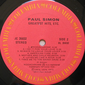 Paul Simon - Greatest Hits, Etc. - 1977
