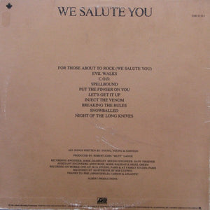 AC/DC - For Those About To Rock (We Salute You) - 1981