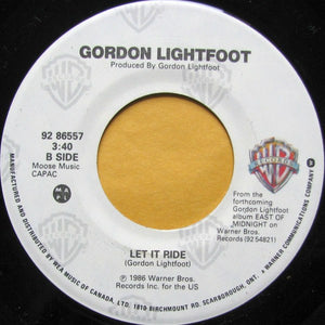 Gordon Lightfoot - Anything For Love - 1986