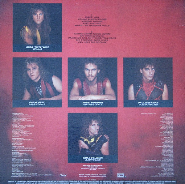 Helix - Walkin' The Razor's Edge - 1984