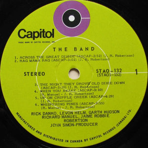 Band, The - The Band - 1969