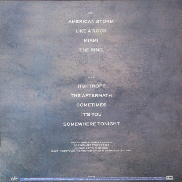 Bob Seger And The Silver Bullet Band - Like A Rock - 1986