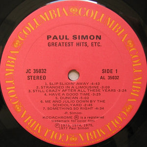 Paul Simon - Greatest Hits, Etc. - 1977