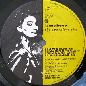 Jane Siberry - The Speckless Sky - 1985