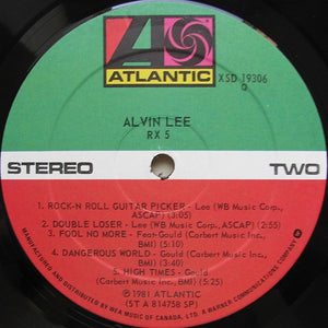 Alvin Lee - RX5