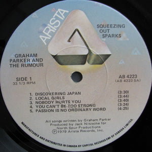 Graham Parker And The Rumour - Squeezing Out Sparks - 1979