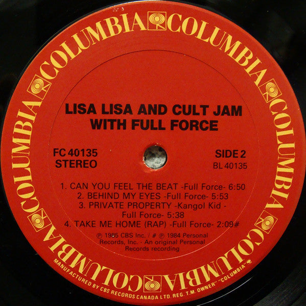 Lisa Lisa & Cult Jam - Lisa Lisa & Cult Jam With Full Force