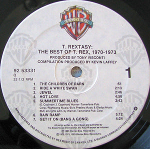 T. Rex - T. Rextasy: The Best Of T. Rex, 1970-1973 - 1985