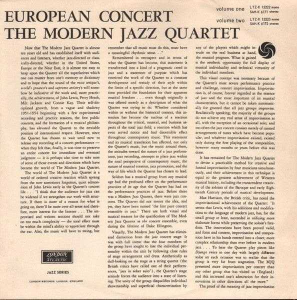 The Modern Jazz Quartet - European Concert: Volume One - Quarantunes