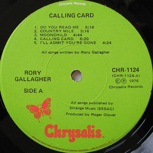 Rory Gallagher - Calling Card - 1976