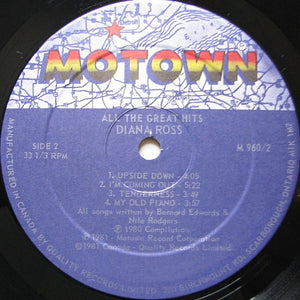 Diana Ross - All The Great Hits - 1981