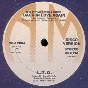 L.T.D. - We Party Hearty / (Every Time I Turn Around) Back In Love Again