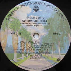 Gordon Lightfoot - Endless Wire - 1978