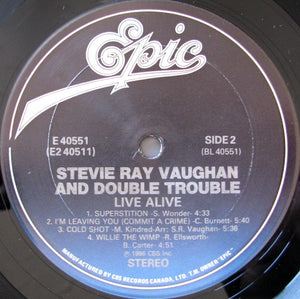 Stevie Ray Vaughan & Double Trouble - Live Alive - 1986
