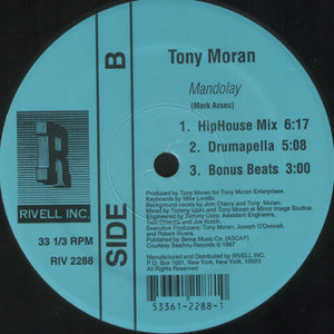 Tony Moran - Mandolay Vinyl Record