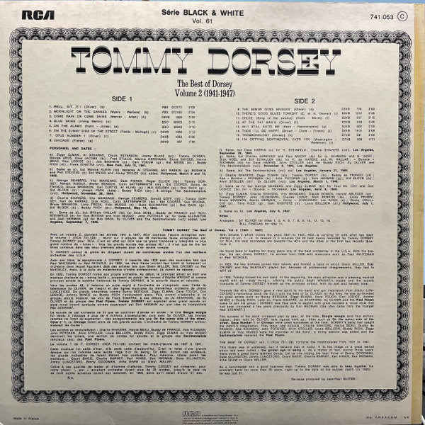 Tommy Dorsey - The Best Of Dorsey Volume 2 (1941-1947) -