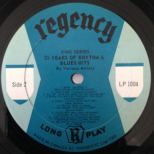 Various - 25 Years Of Rhythm & Blues Hits Vinyl Record
