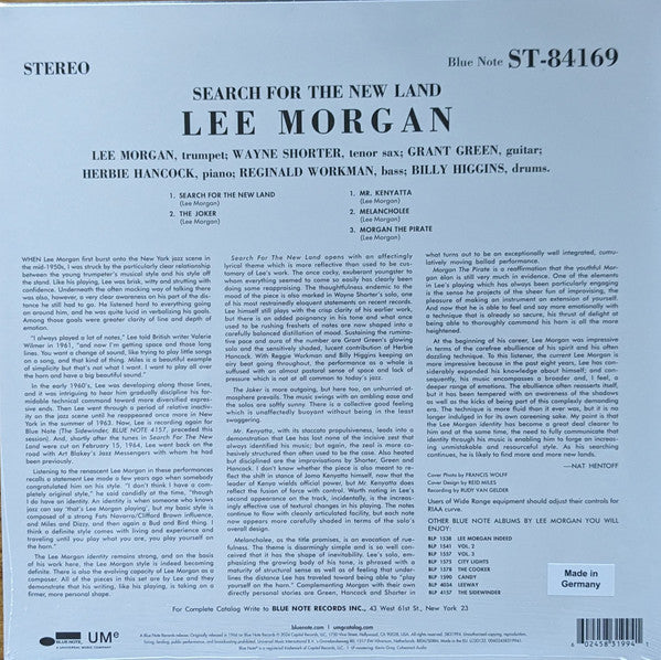 Lee Morgan - Search For The New Land Vinyl Record