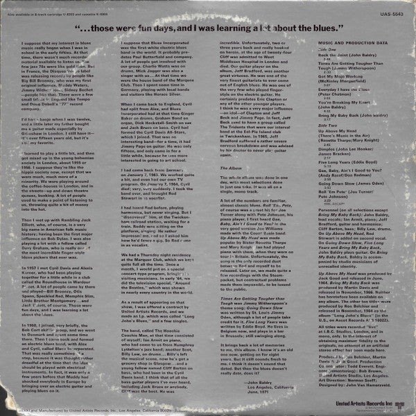Long John Baldry And Hoochie Coochie Men, The - Long John's Blues - 1971