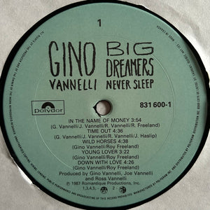 Gino Vannelli - Big Dreamers Never Sleep