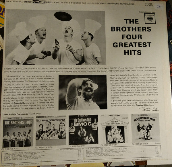 Brothers Four, The - Greatest Hits - 1962