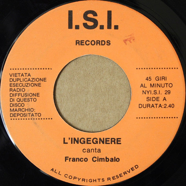 Franco Cimbalo - L'Ingegnere
