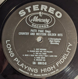 Patti Page - Patti Page Sings Country And Western Golden Hits -